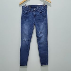 J. Crew toothpick size 26 jeans distressed